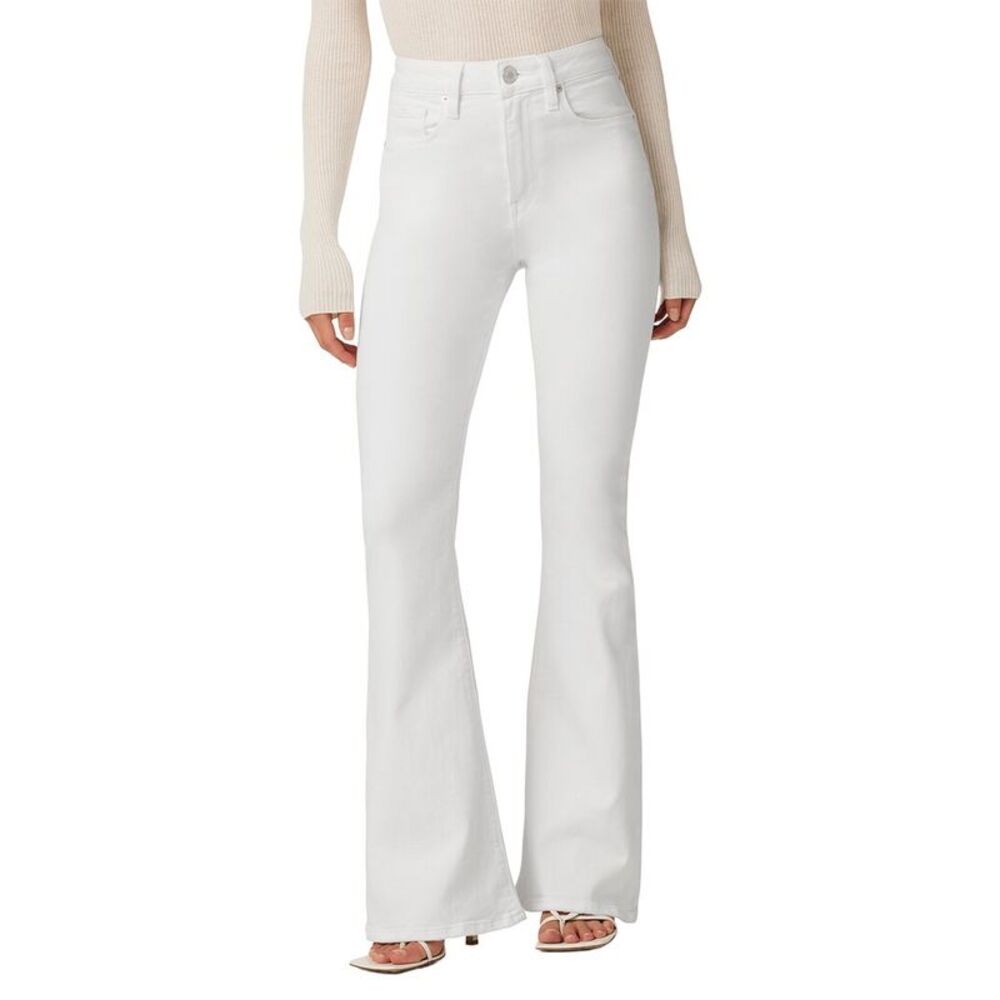 Hudson Jeans Womens Holly High-Rise Flare Petite Jean